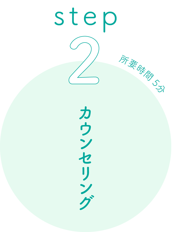 step 2 カウンセリング